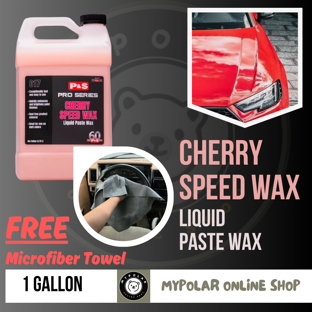 P&S Cherry Speed Wax – 16oz Carnauba/Polymer Liquid Wax – Fast & Easy – Made In USA