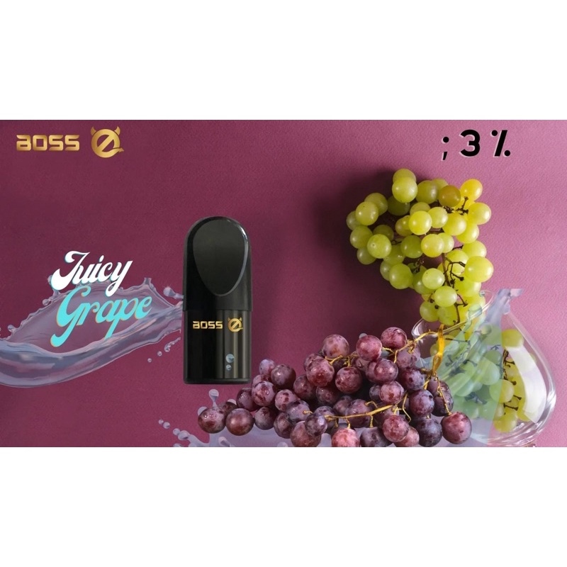 [CARTRIDGE] BOSS CARTWITH RELX INFINITY and RELX ESSENTIAL PODS FLAVOR