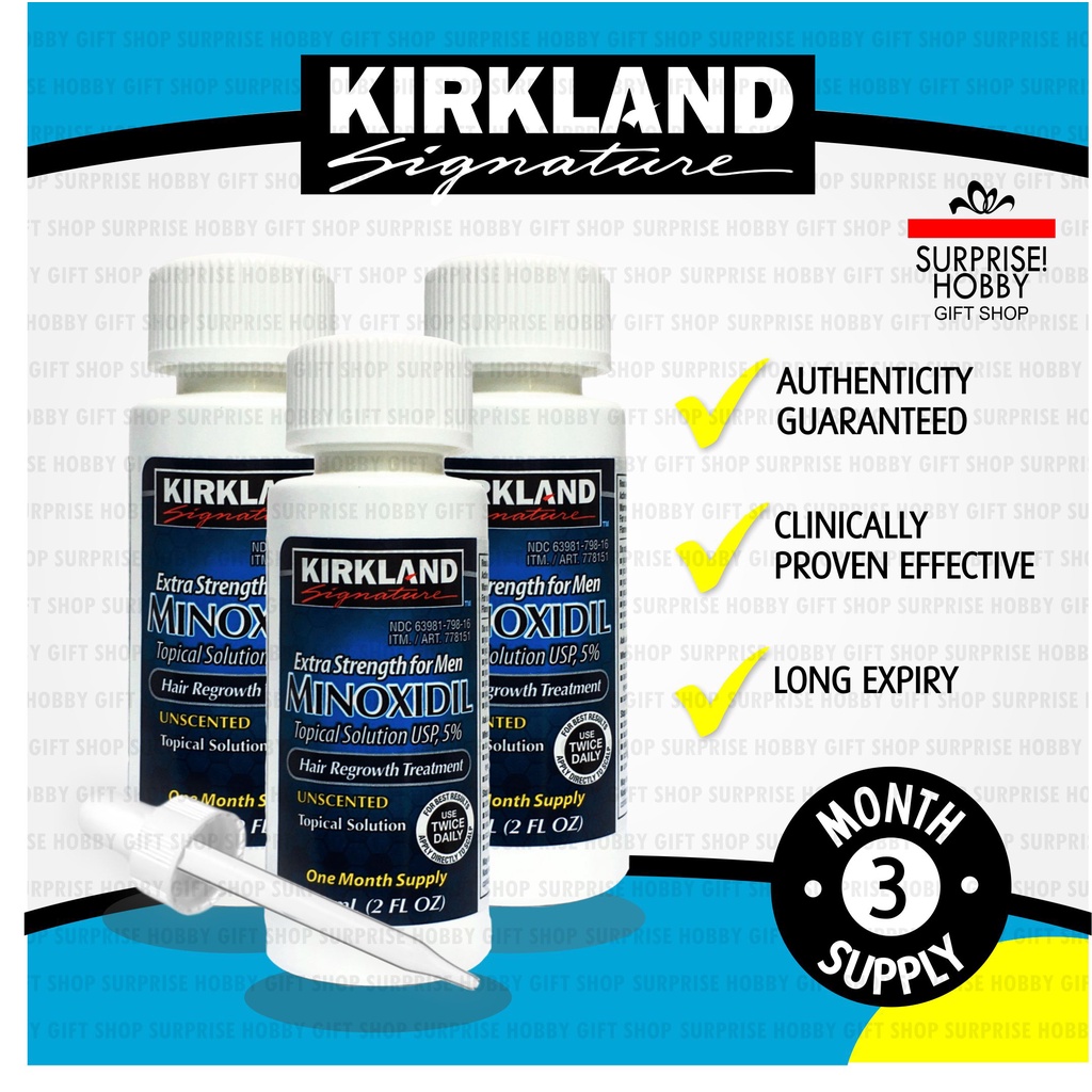 Kirkland Minoxidil 5% Extra Strength for Men 60ml | Lazada PH