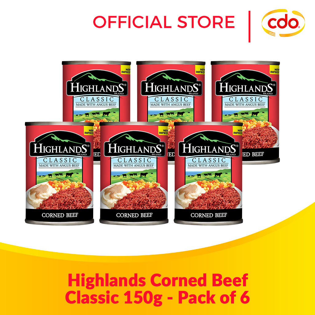 HIGHLANDS Classic Corned Beef 150g Pack of 6 Lazada PH