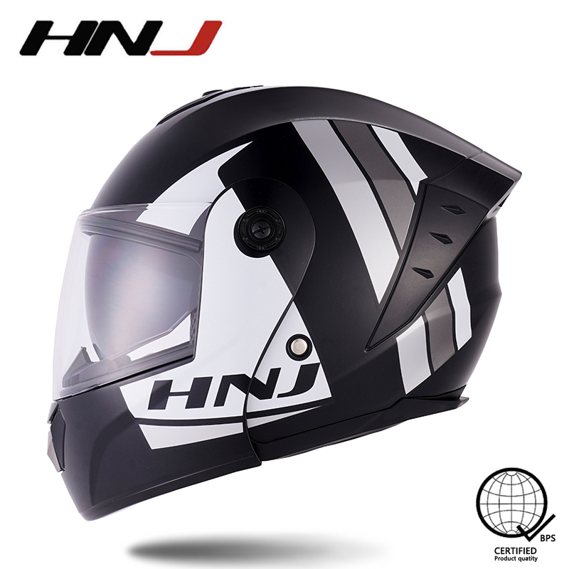 HNJ YM629 Modular Helmet Motorcycles Full Face Modular Helmet With Dual Visor ICC(BPS