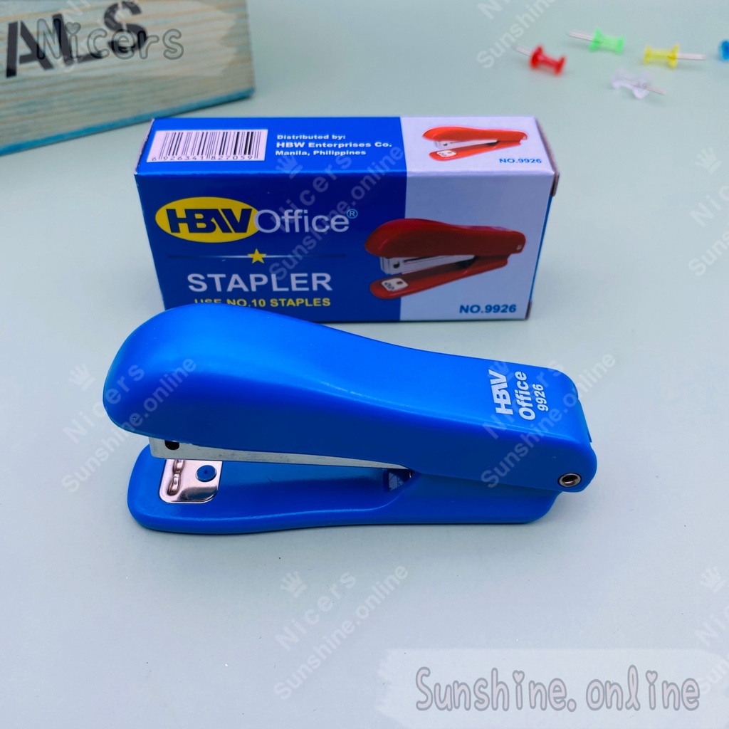 9926 HBW Plastic stapler W/staple remover Small Size use 10 staple WIRE