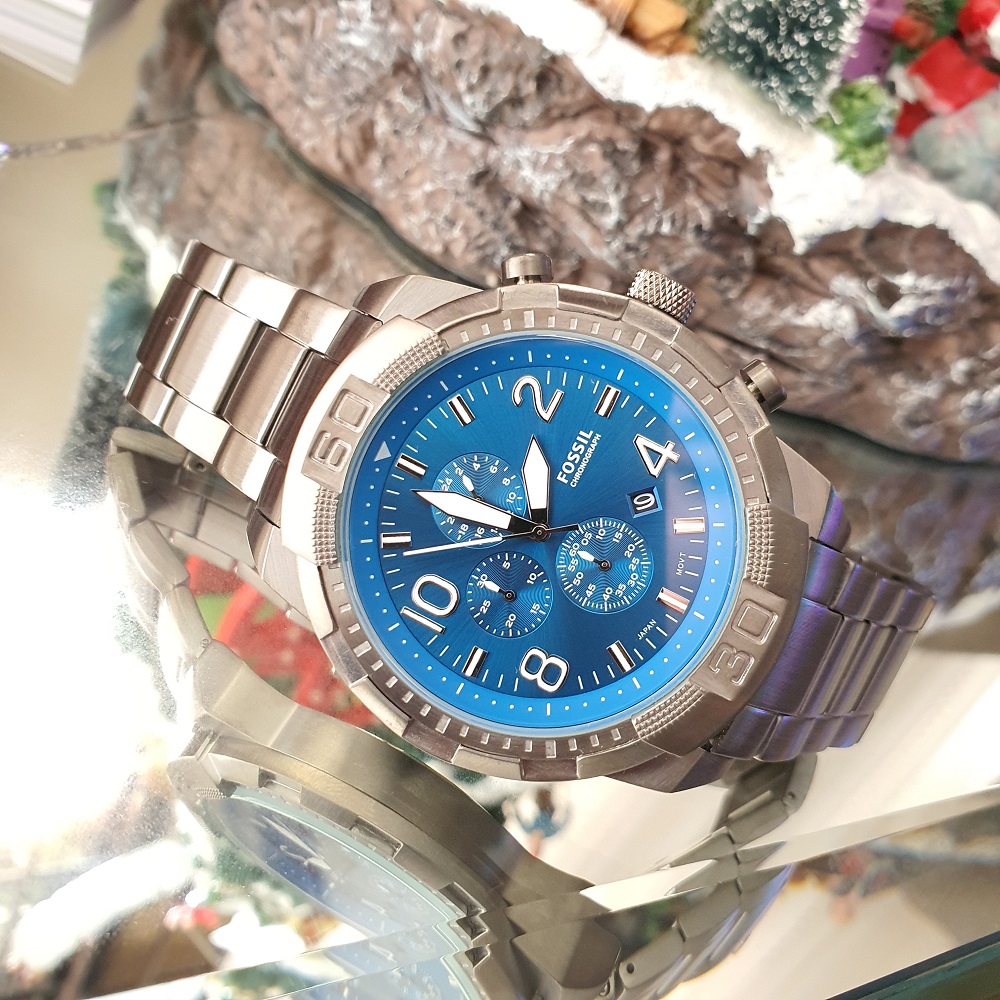 Fossil Bronson Chronograph Smoke Blue 