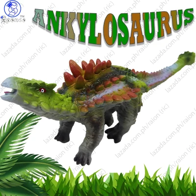 Spence Toys Soft Ankylosaurus Dinosaur RIC (A3055SP) Raion Animal Playset Dinosaur Playset Toys for Boys Toy for Kids