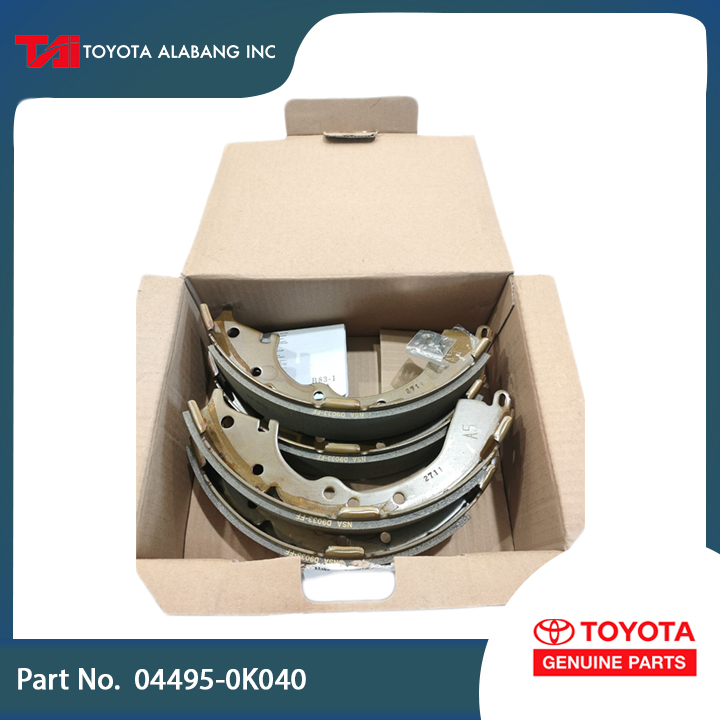 Toyota Genuine Rear Drum Brake Shoe Kit ( Innova 20052015 ) ( 04495