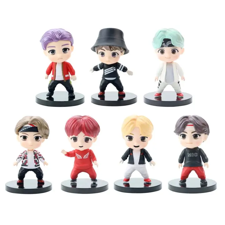 đồ Chơi Qua Tặng Bup Be Mo Hinh Pvc Phien Bản Q Mo Hinh Nhan Vật B T S A R M Y Ngoi Sao Kpop Mo Hinh Nhom Bangtan Boys Figuals Lazada Vn