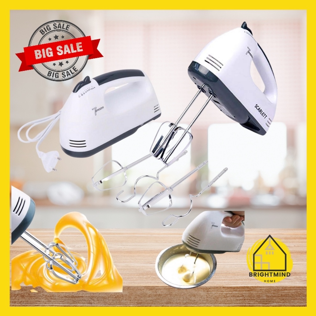 【factory outlet】 BMH Best Selling Professional Scarlet Hand Mixer 7