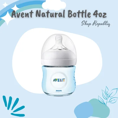 Philips Avent Natural Limited Edition Pink Blue White 4oz 120 ml Bottle SOLD PER PIECE