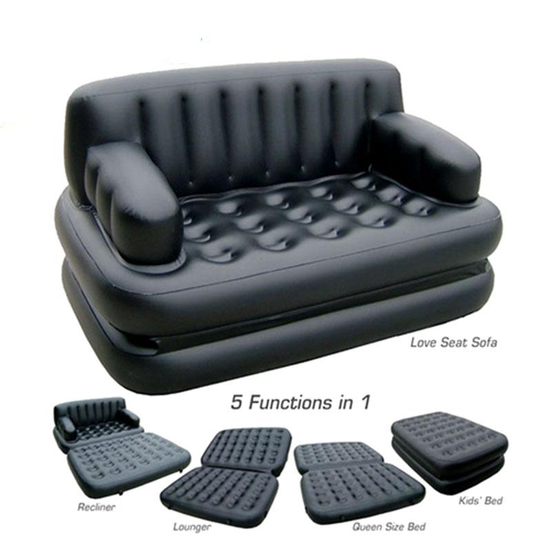 Bestway 5 in 1 Inflatable Sofa Air Bed Couch(no air pump)