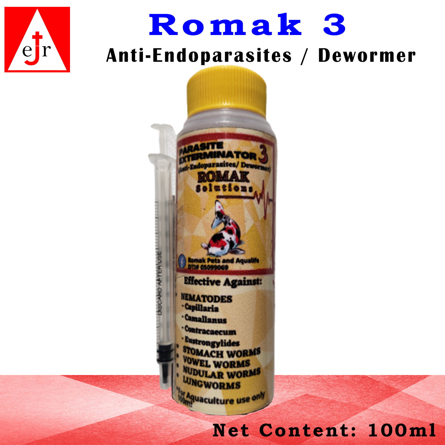 eJr Store Romak 3 Solutions Parasite Exterminator AntiEndoparasites