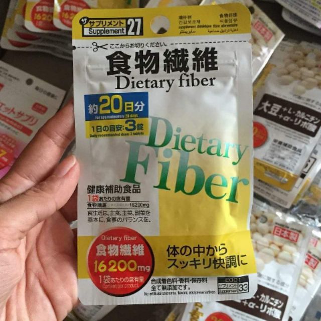 Daiso Dietary Fiber Tablet Lazada PH
