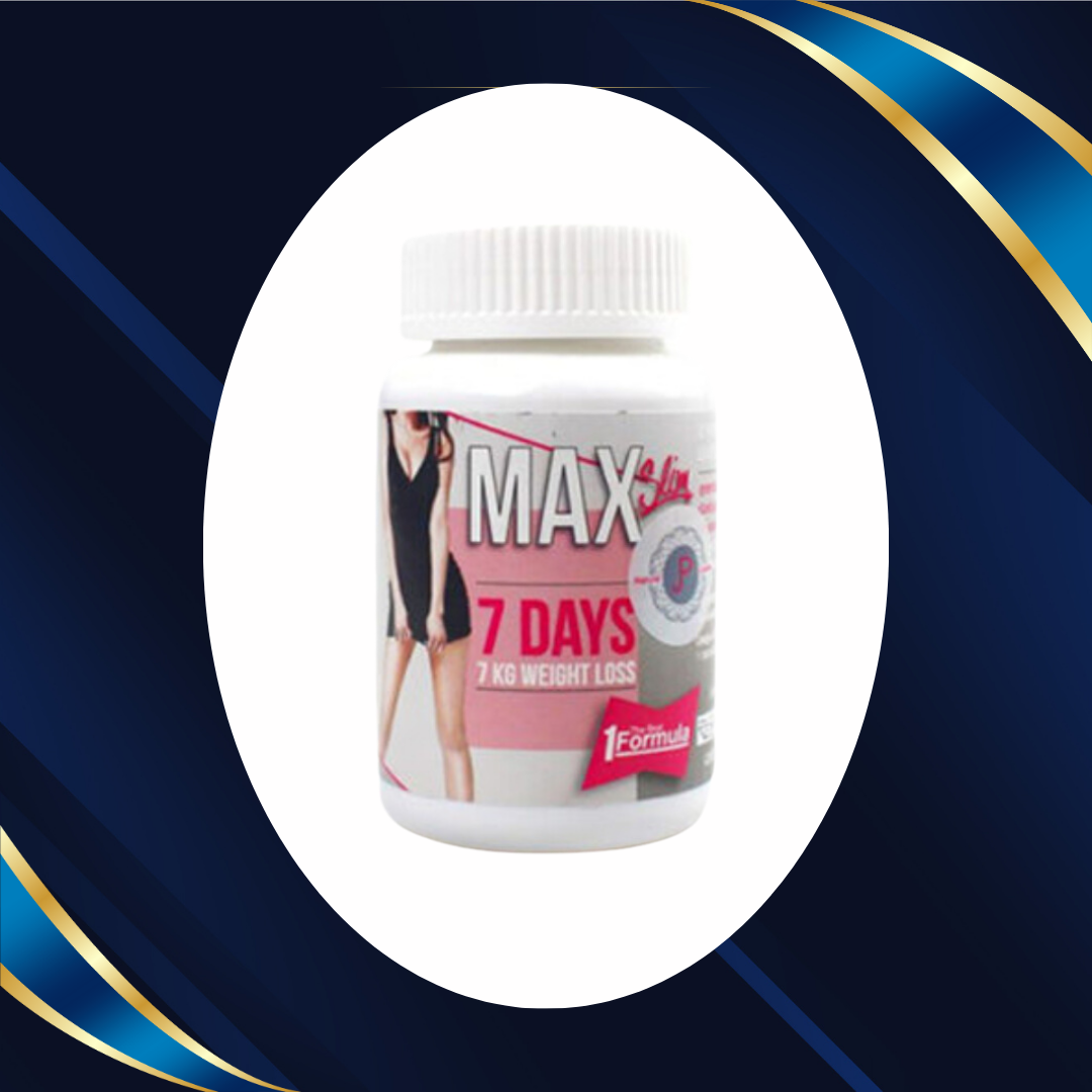 Max Slim 7 Days Diet Slimming Capsule, Thailand's BestSeller, 30