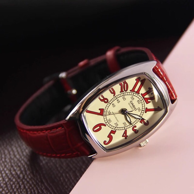 Cas10 women’s watch Leather Band Analog Quartz Wrist Lazada PH