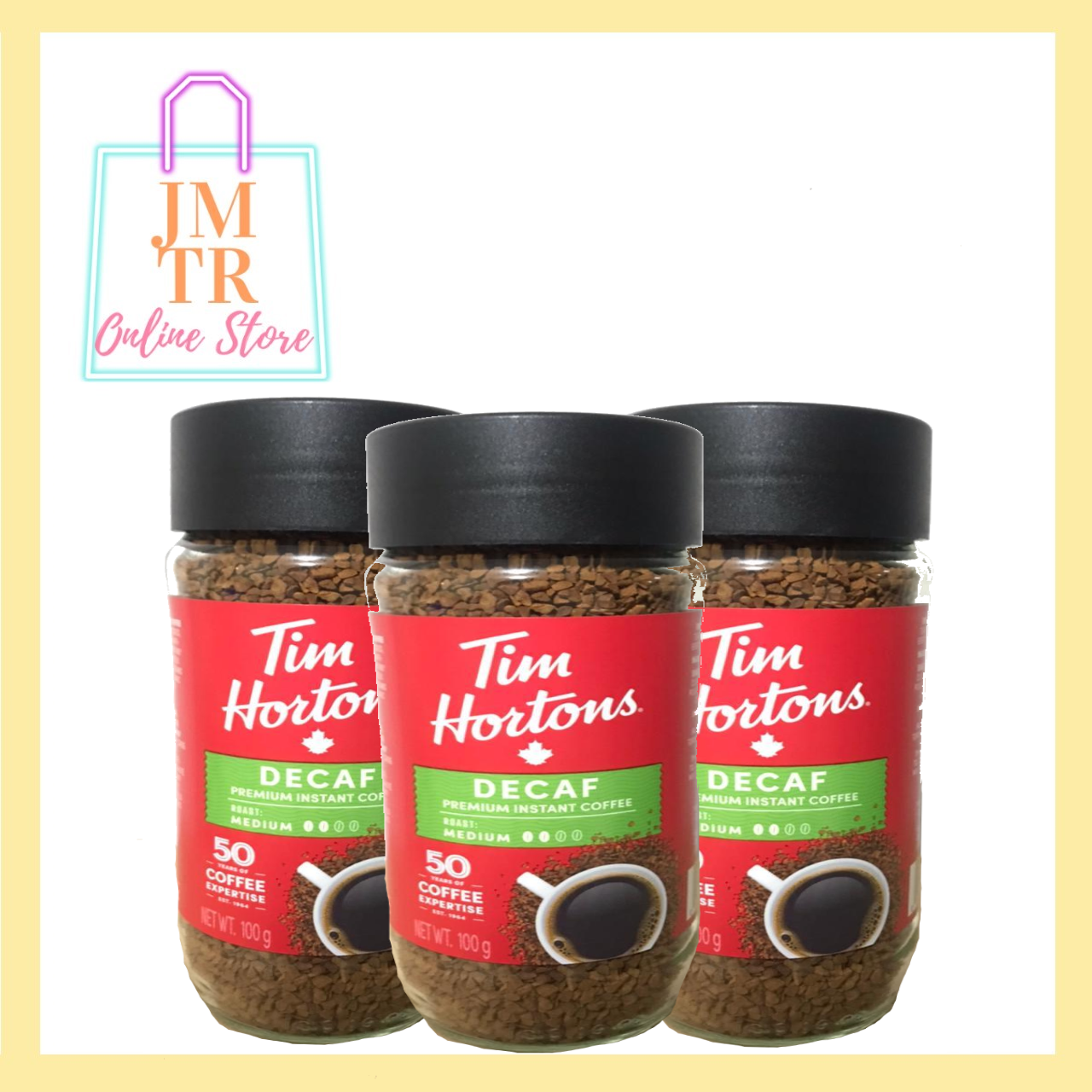 Tim Hortons Decaf Premium Instant Coffee (Medium Roast) 100g Lazada PH