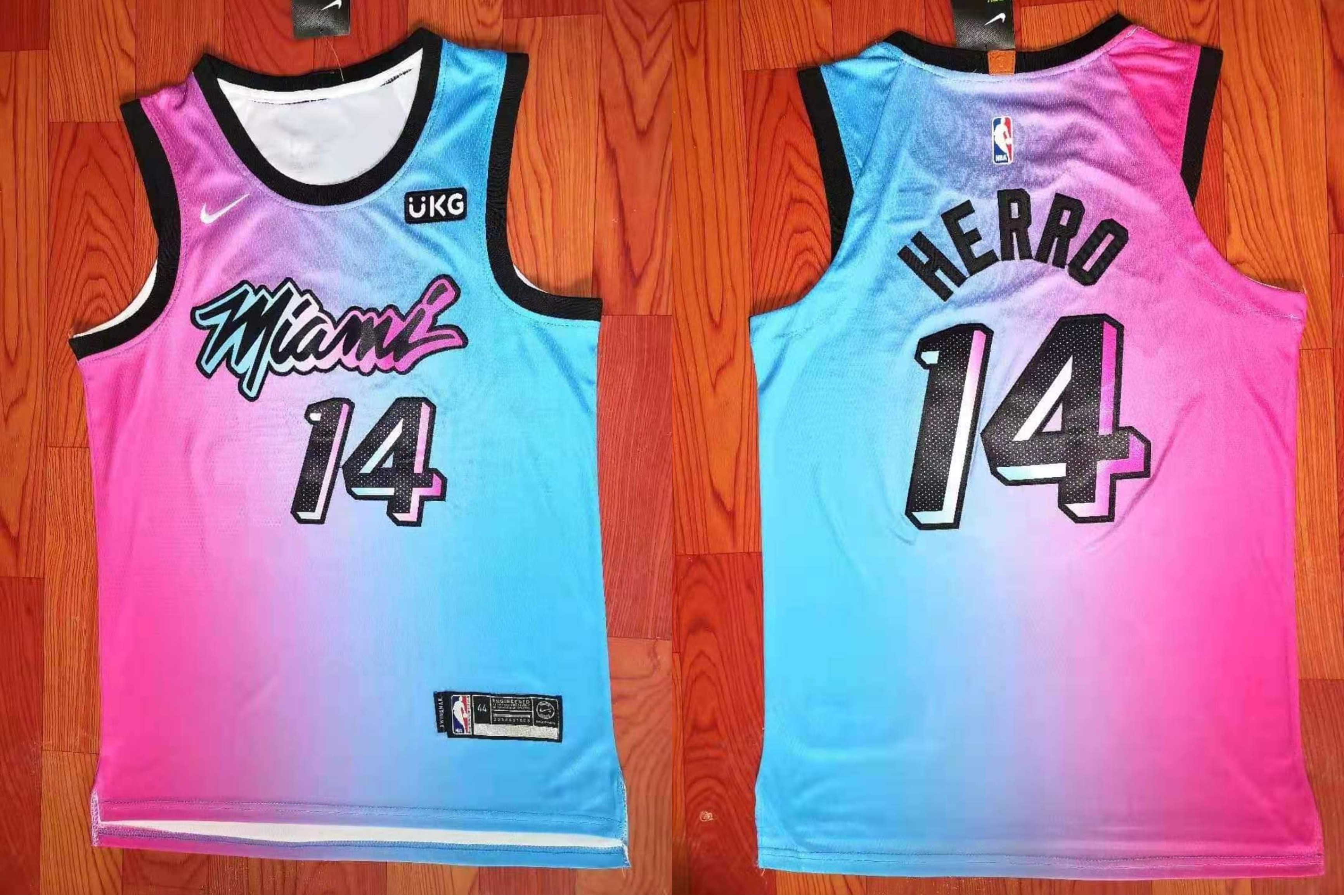 Tyler Herro Miami Heat Vice Versa City Edition Authentic Jersey - Rare  Basketball Jerseys