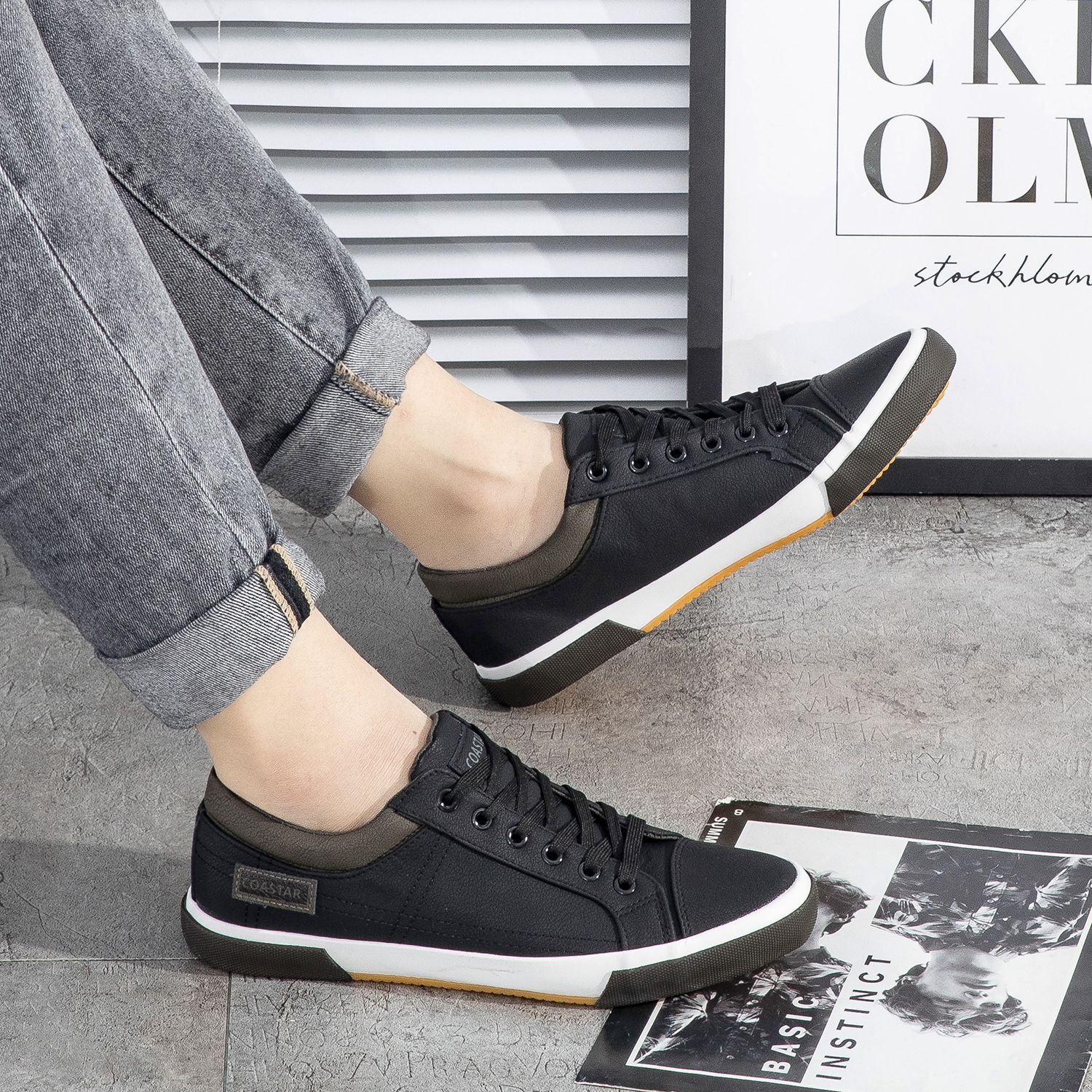 Coastar Leather Shoes For Men Sale Korean Shoes For Men Rubber Shoes