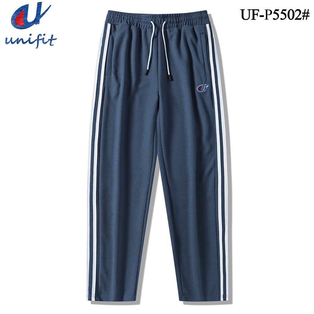 UNIFIT Waffle Striped Jogging Pants Men's Fashion Jogger Casual Walker UfP5502 Lazada PH