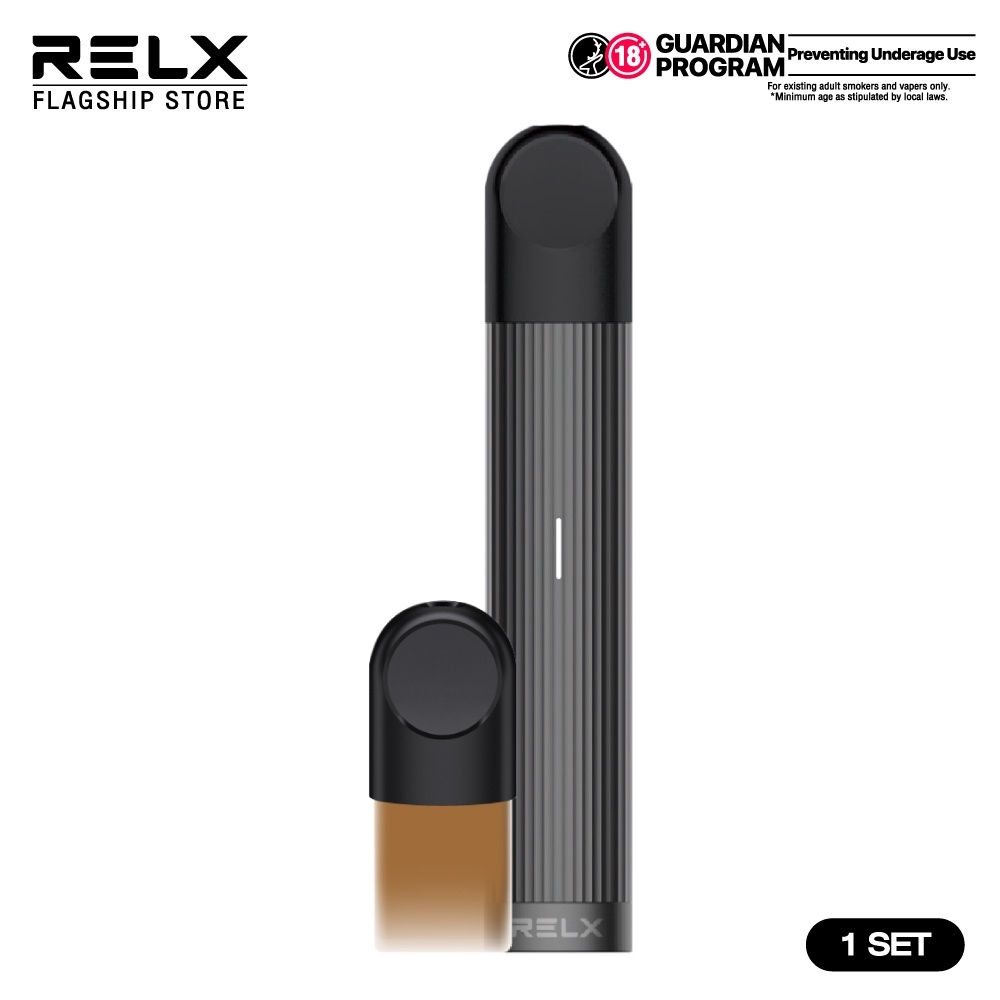 RELX Essential Kit -Starter Kit- Black 1 Pod Pro | Lazada PH