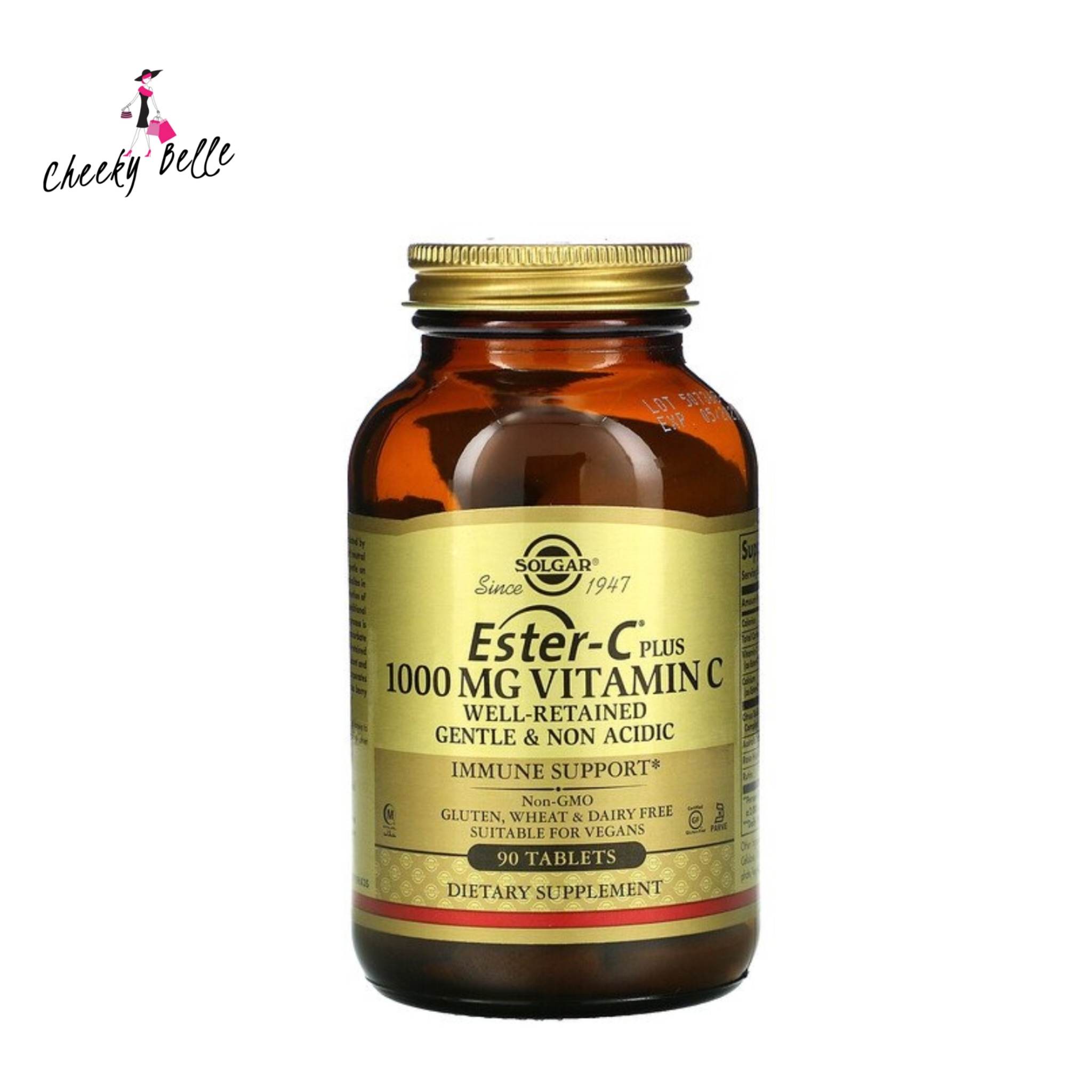 Solgar Ester-C Plus Non-Acidic VitaminsC with Rosehips, Bioflavonoid ...