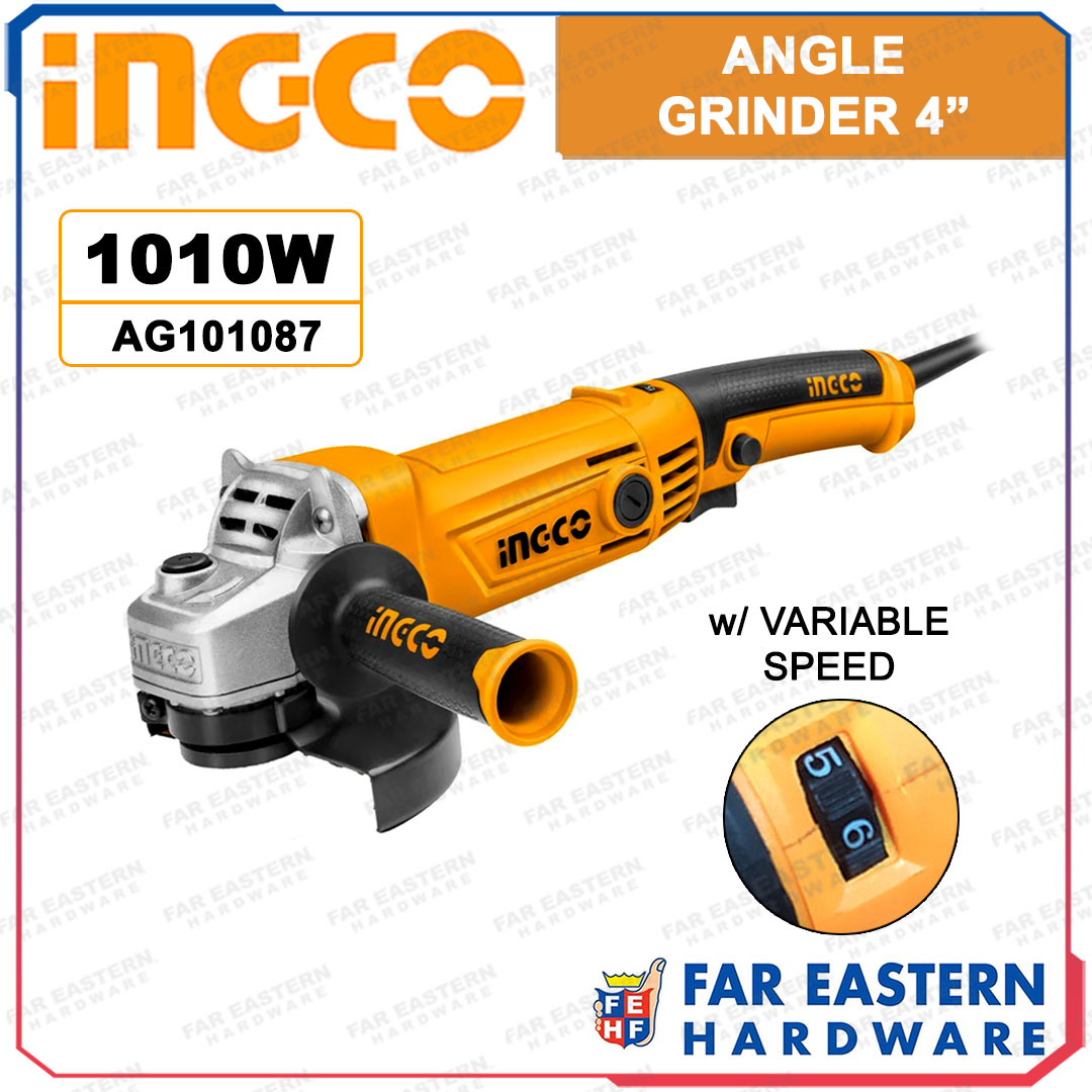 INGCO Angle Grinder 4" 1010W w/ Variable Speed AG101087 INPTCD Lazada PH