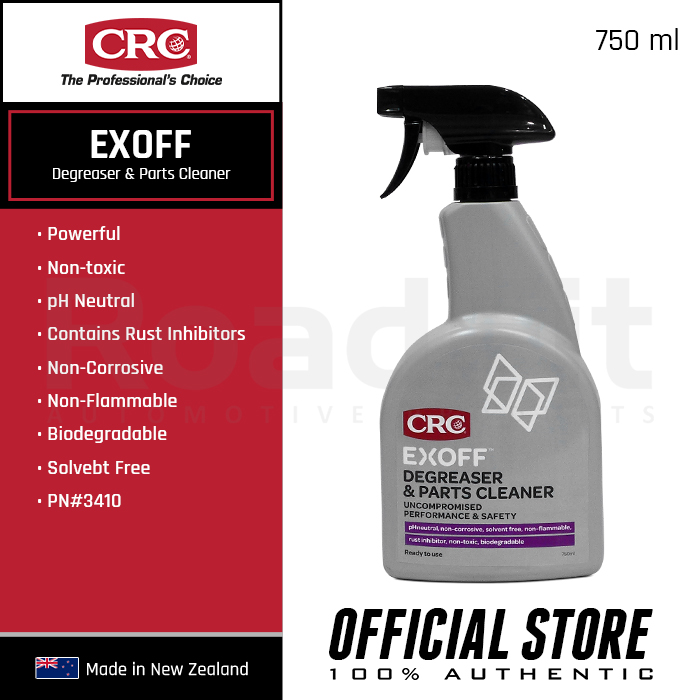 CRC EXOFF Degreaser & Parts Cleaner 750ml, 1 Spray Bottle PN3410 Car