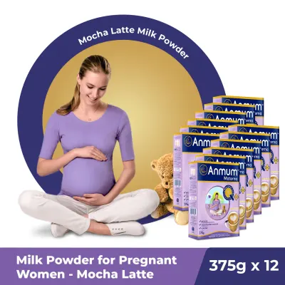 Anmum Materna Milk Powder Mocha Latte 375G x 12