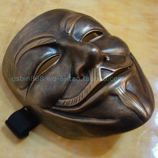 Vshaped resin vendetta mask Clown Death cos Ball Hirudo Guy Fawkes V
