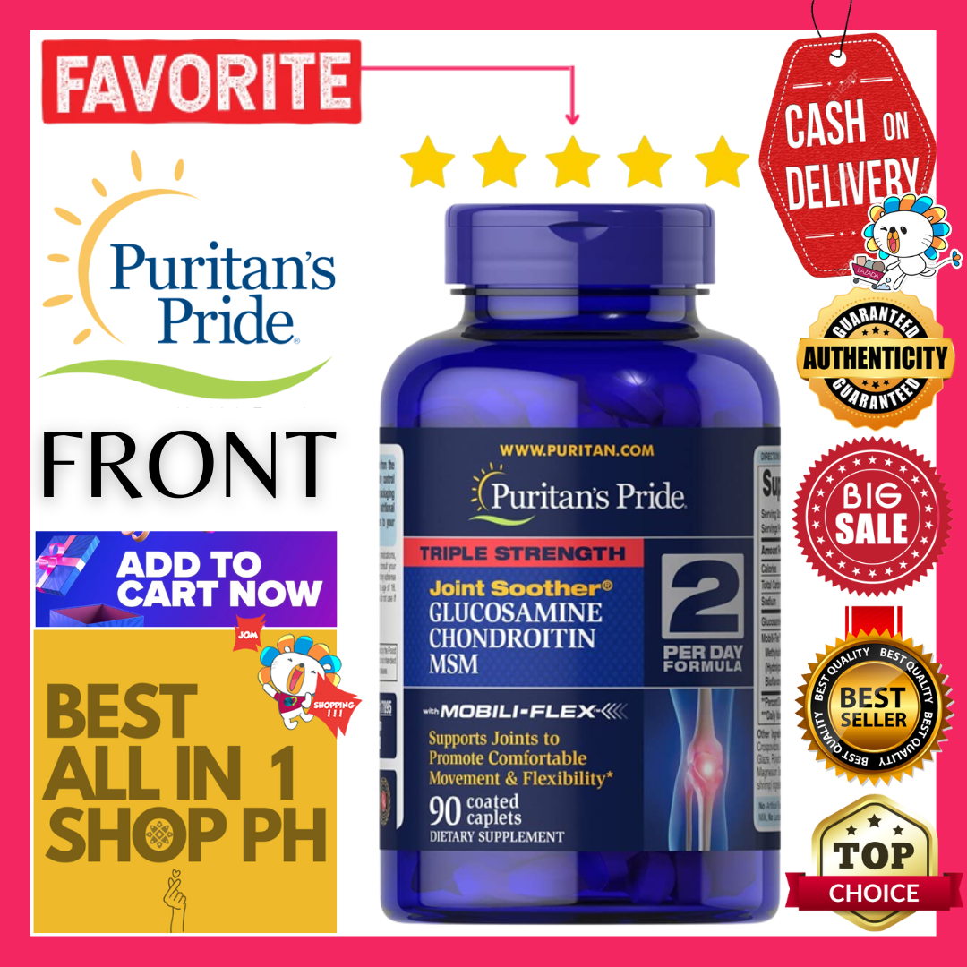 Puritan’s Pride Triple Strength Joint Soother Glucosamine Chondroitin