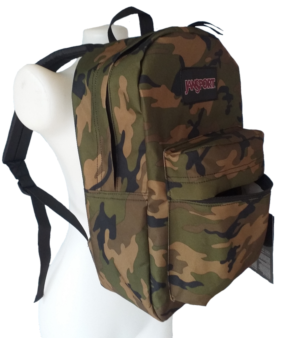 CAMOUFLAGE JANSPORT BACKPACK WITH LAPTOP COMPARTMENT Lazada PH