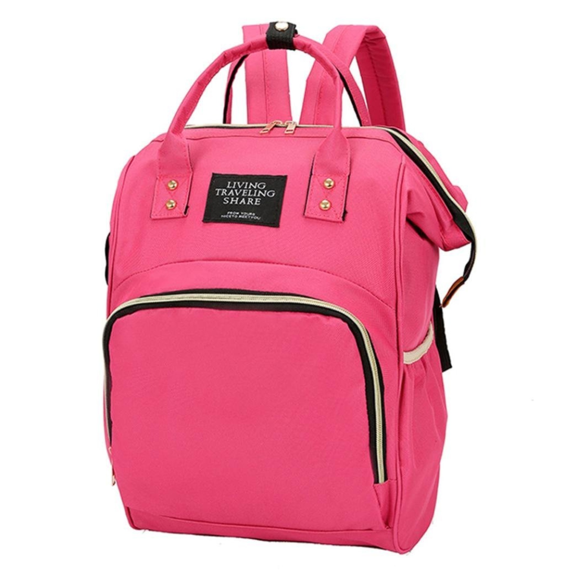 hot pink diaper bag