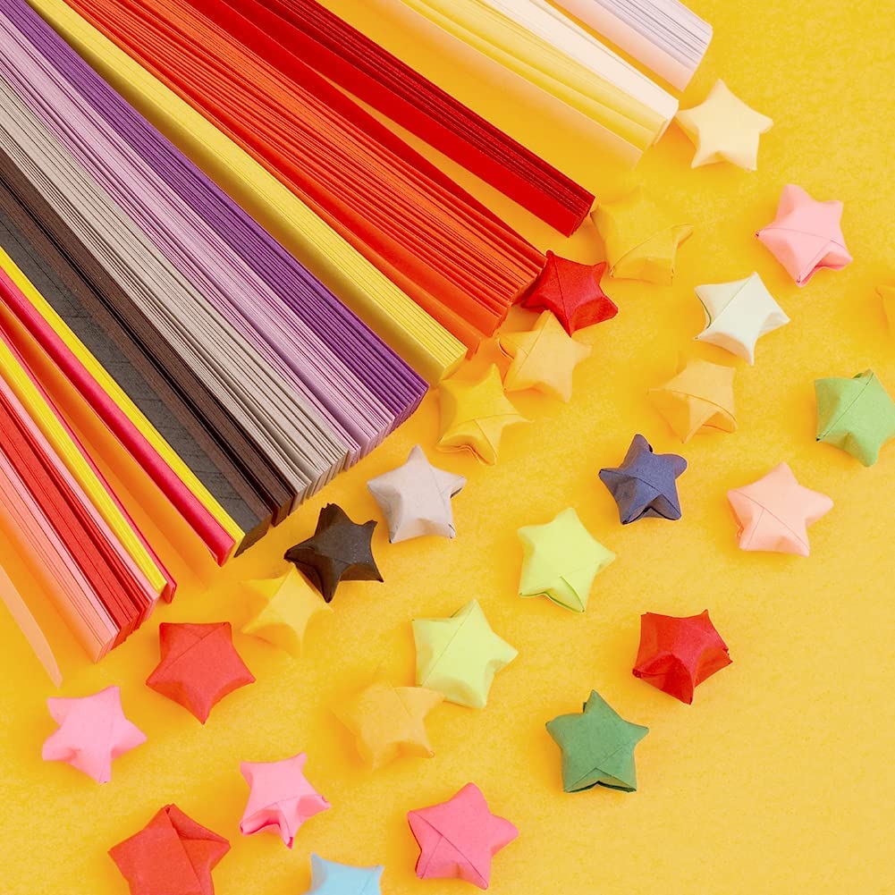 Star Origami Paper Rainbow Gradient Lucky Star Paper - Temu Philippines