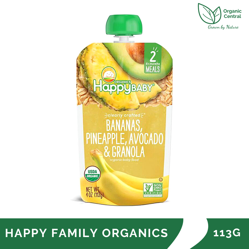 Happy Baby Organics Clearly Crafted Stage 6mons+ 113g