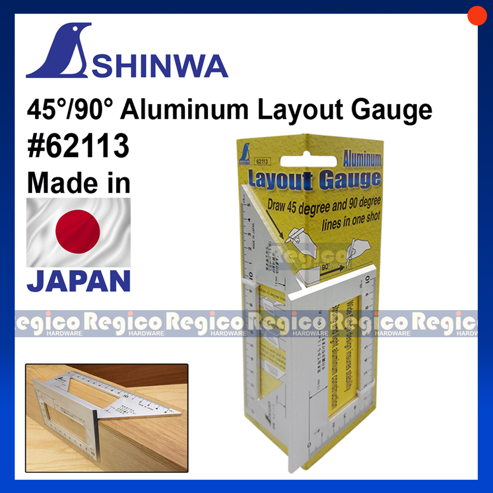 Shinwa measurement one-shot ruler aluminum 62113