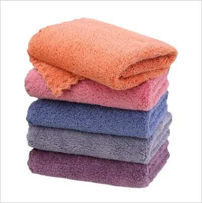 5PCS Microfiber Soft Square Face/Hand Towel