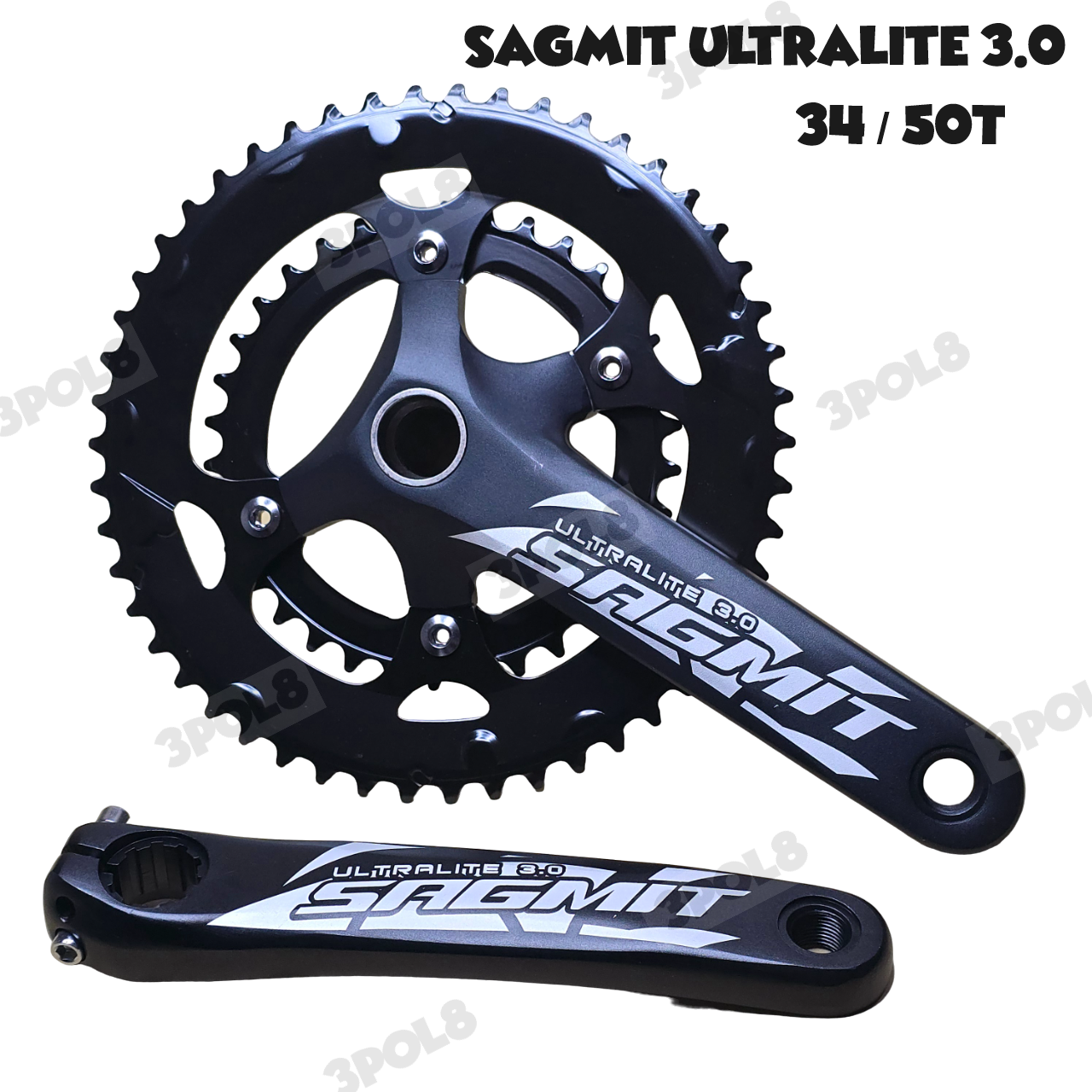 Crankset Alloy 170mm Sagmit Systemone V2 Ultralite 3.0 39 53T 34 50T Road Bike Crank Set Racing Pro 3.0 Lazada PH