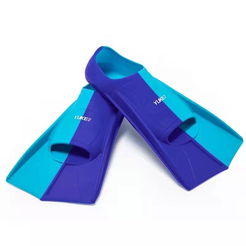 Swimming Fins For Men And Women Freestyle Breaststroke Silicone Short