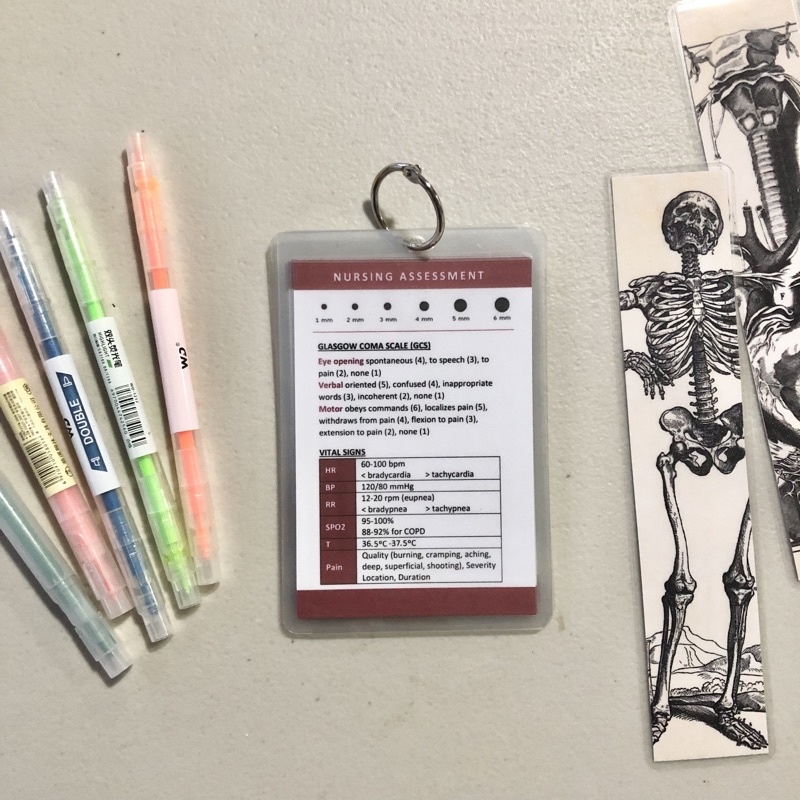 COD Nursing must know flashcards Anatomy First aid Lazada PH