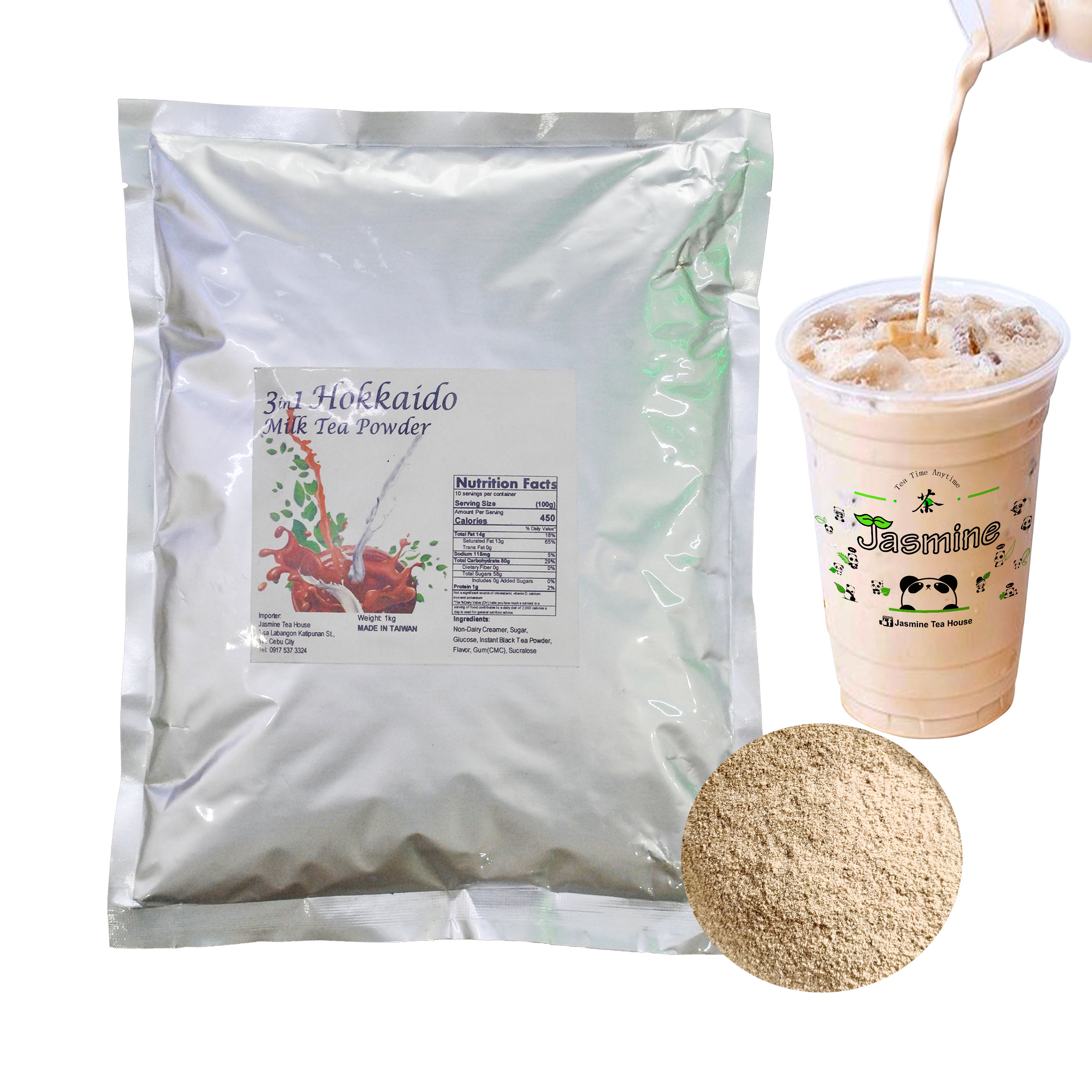 3 in 1 Hokkaido Milk Tea Powder 1kg PREMIUM QUALITY TAIWAN IMPORTED