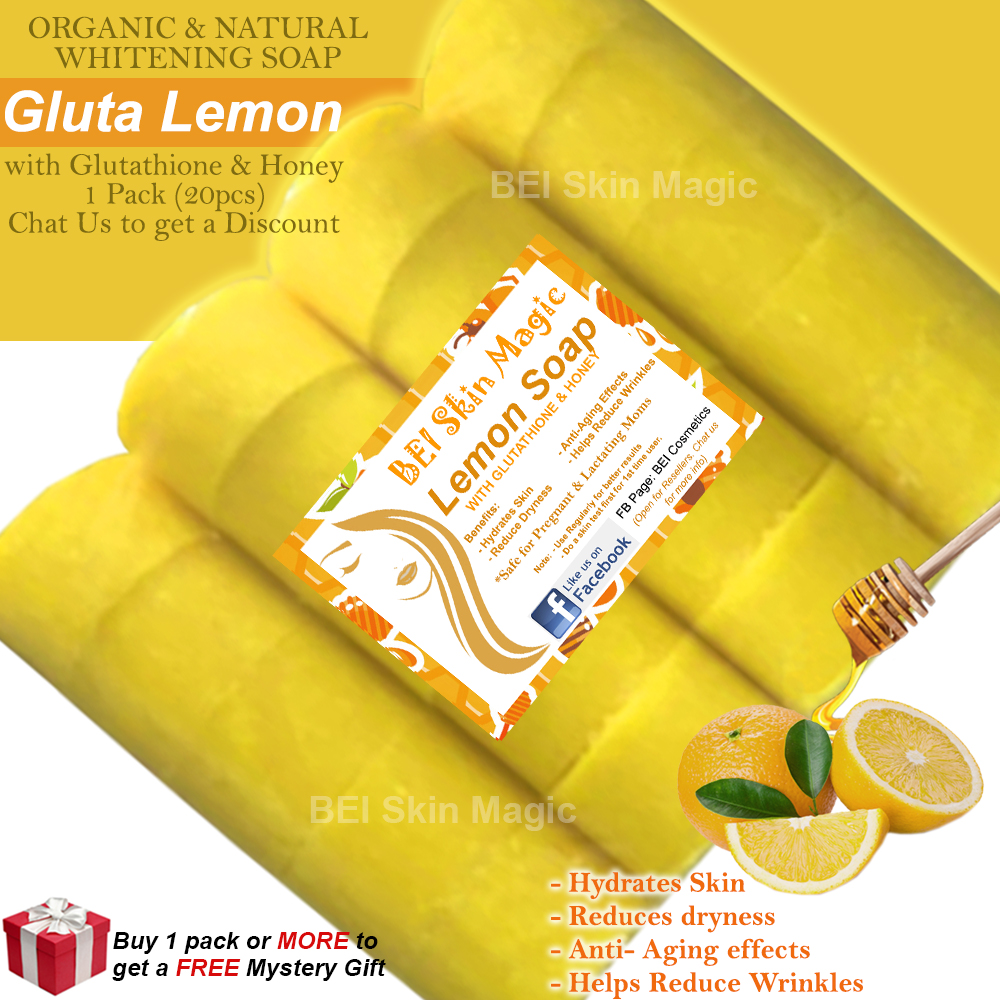 [ORIGINAL] Lemon Soap with Glutathione & Honey