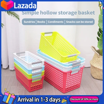 [Same day delivery]Storage Basket storage box organizer storage Kitchen Snack Toy Storage Basket Plastic