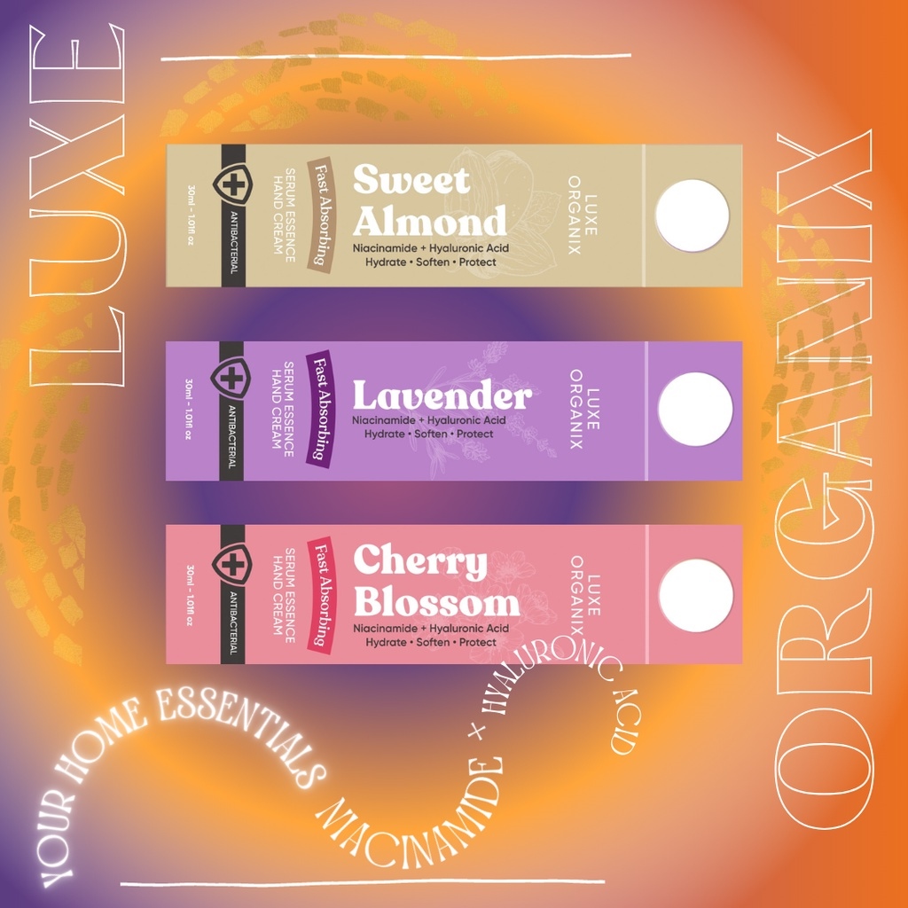 LUXE ORGANIX Lavender Serum Essence Hand Cream 30ml ┅ Lazada PH