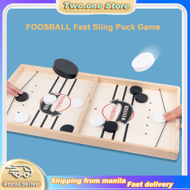 FOOSBALL Fast Sling Puck Game,Slingshot Games Toy,Table Desktop Battle