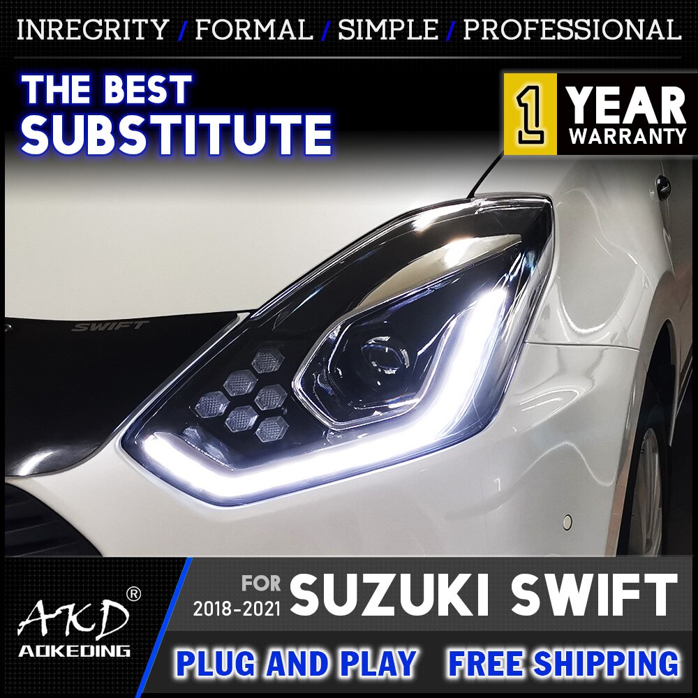Headlights For Suzuki Swift 20182020 Swift Head Lamp Fog Lights Day