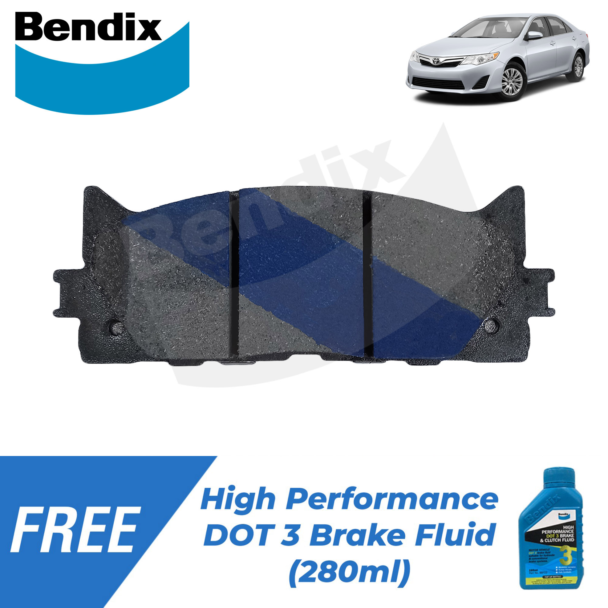 Bendix Brake Pads Gct Db Front Set For Toyota Camry Lazada Ph