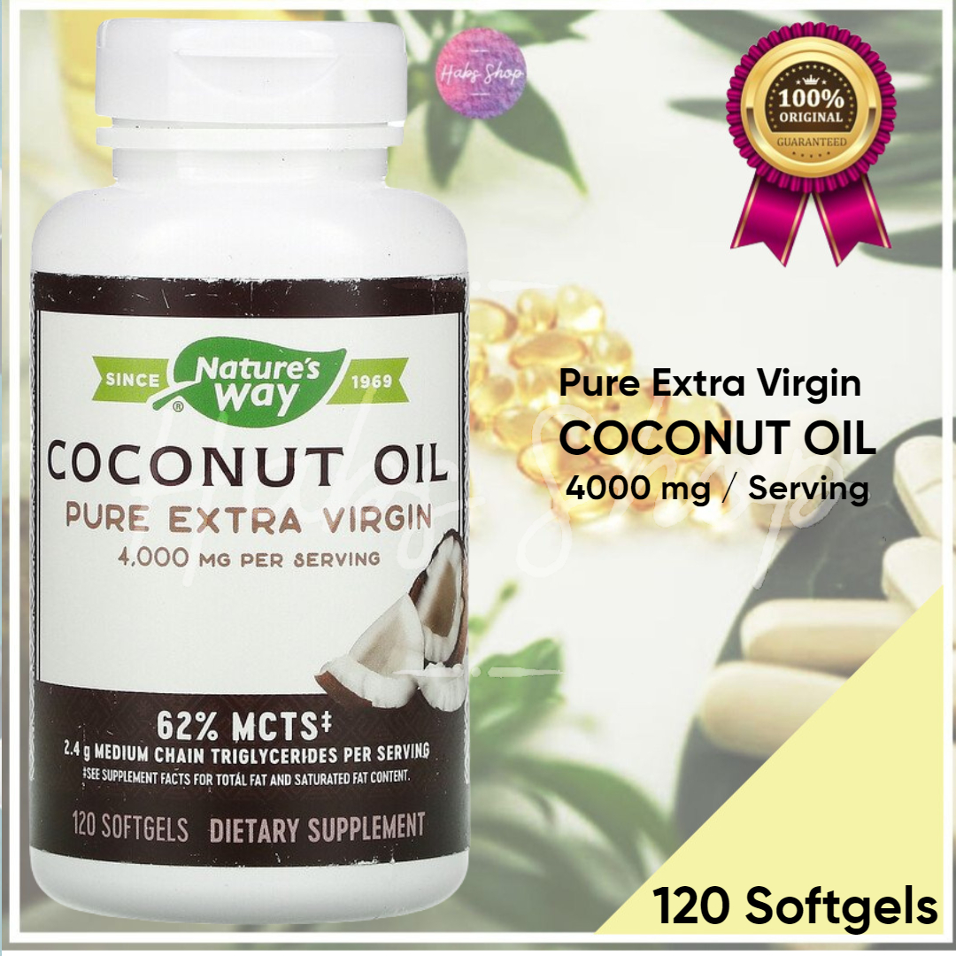 Extra Virgin Coconut Oil VCO Jarrow Formulas or (EXP. 8/23) Natures Way