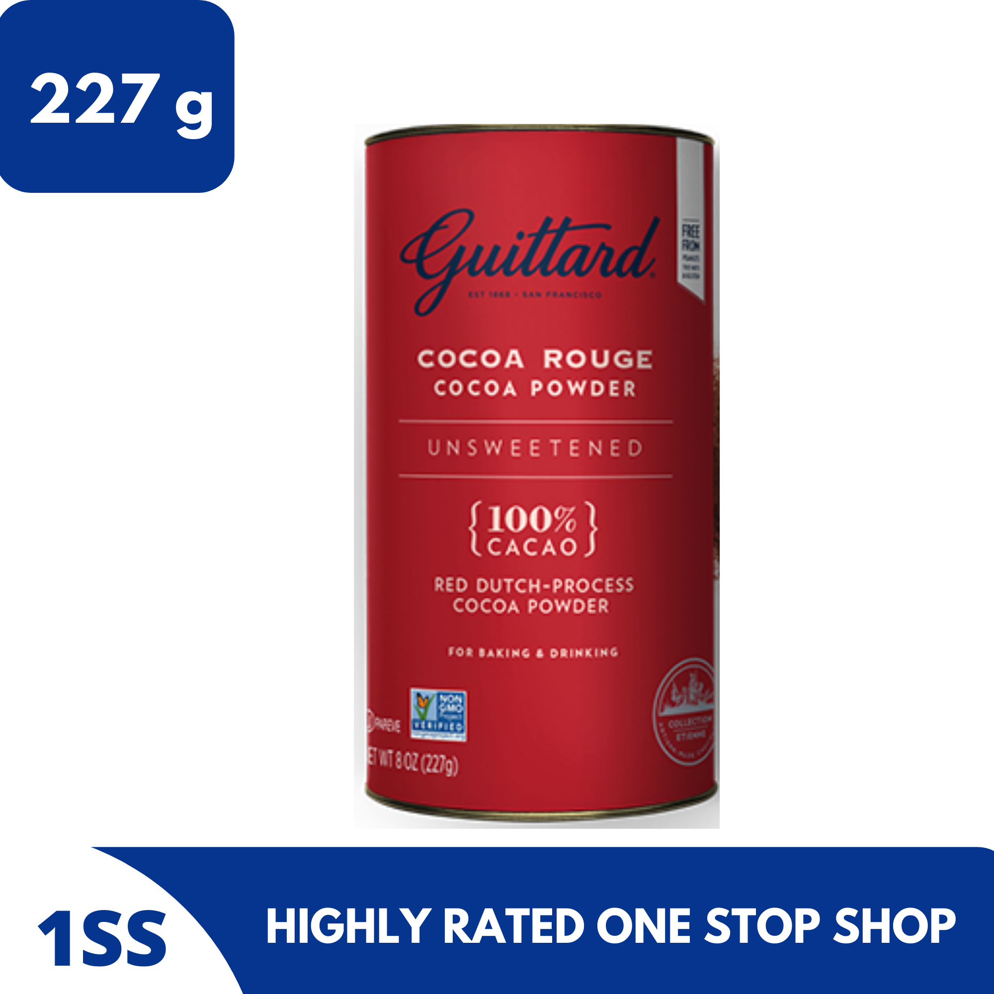 Guittard Cocoa Rouge Cocoa Powder Unsweetened, 227g Lazada PH