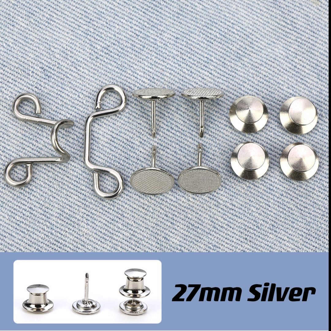 Adjustable Detachable Jeans Buttons Nail Free Metal Buttons For ...