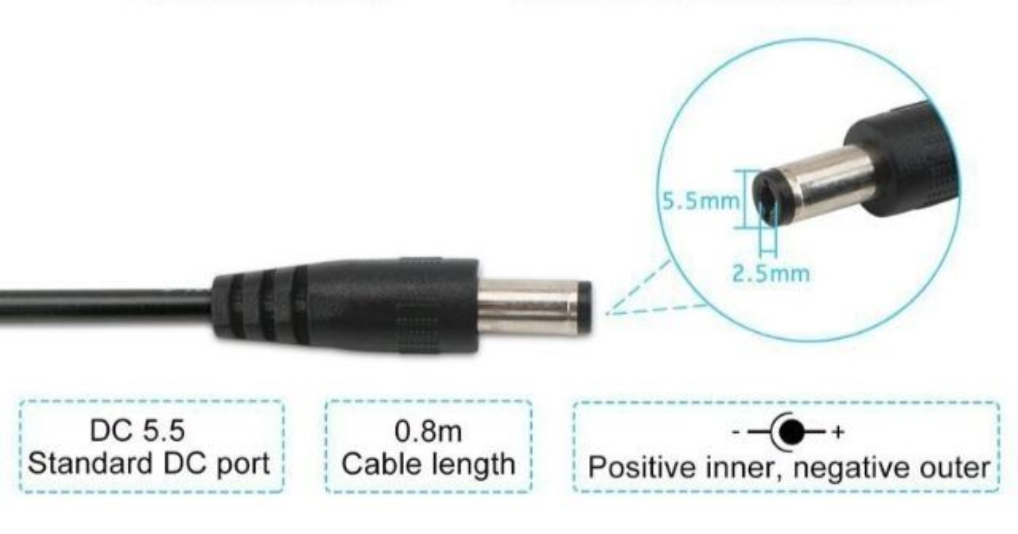 USB Router Power Cable Booster Line DC 5V to DC 12V Jack