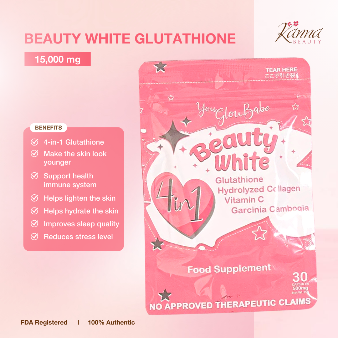 You Glow Babe Beauty White 4 in 1 Advance Whitening 30 Capsules ...