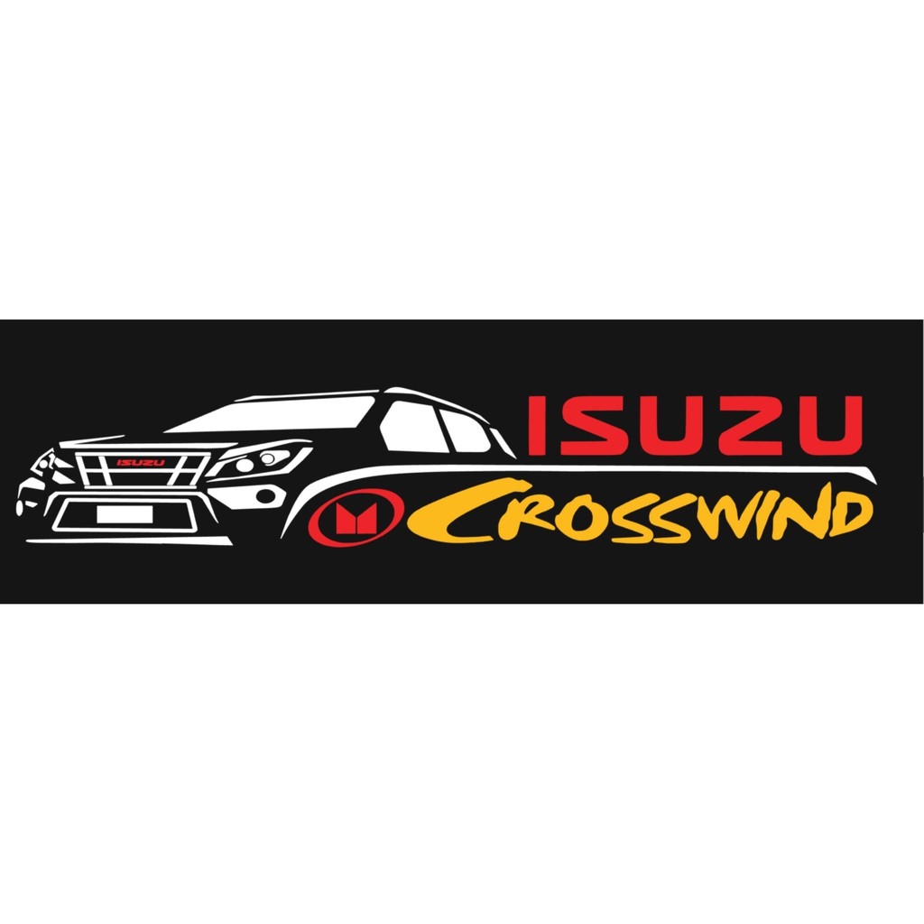 Isuzu Crosswind Windshield Decal Sticker [ Standard/Holographic